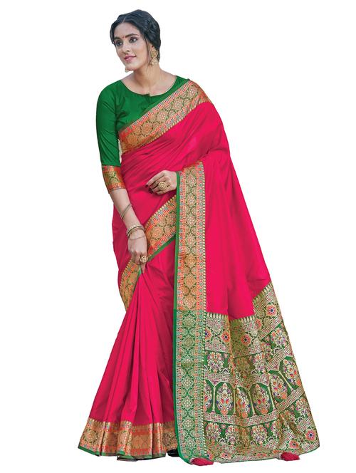 zari work woven saree - 17676541 - Very Small Image - 1