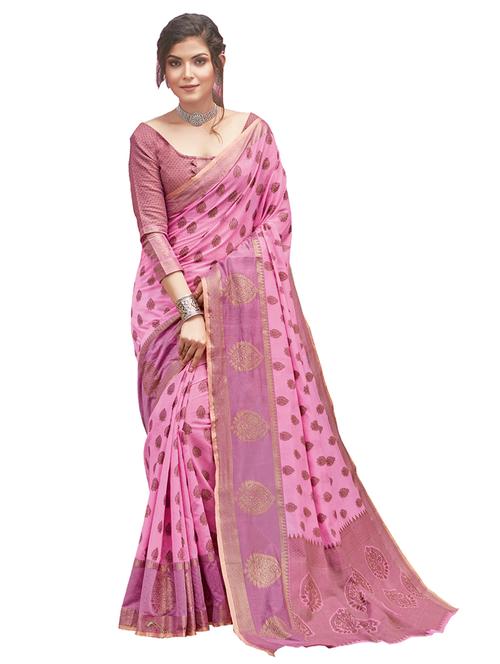 zari work woven saree - 17676562 - Very Small Image - 1
