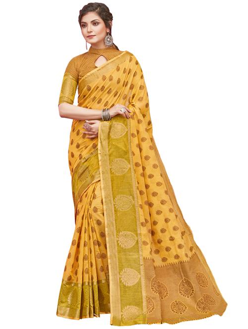 zari work woven saree - 17676566 - Very Small Image - 1