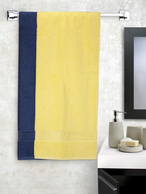 lorena 100% cotton super-soft terry towels -2pc bath towel (d`ross) solid-multi - 17677733 - Very Small Image - 1
