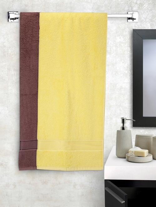 lorena 100% cotton super-soft terry towels -2pc bath towel (d`ross) solid-multi - 17677734 - Very Small Image - 1