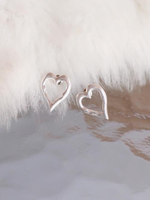 silver metal studs earring - 17678736 - Very Small Image - 1