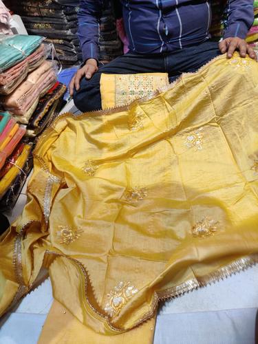 chanderi silk - 17679003 - Very Small Image - 1