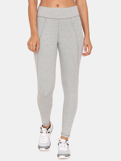 high rise solid sports leggings - 17679117 - Very Small Image - 1