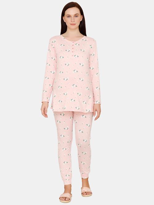 graphic printed nightwear pajama set - 17679153 - Very Small Image - 1