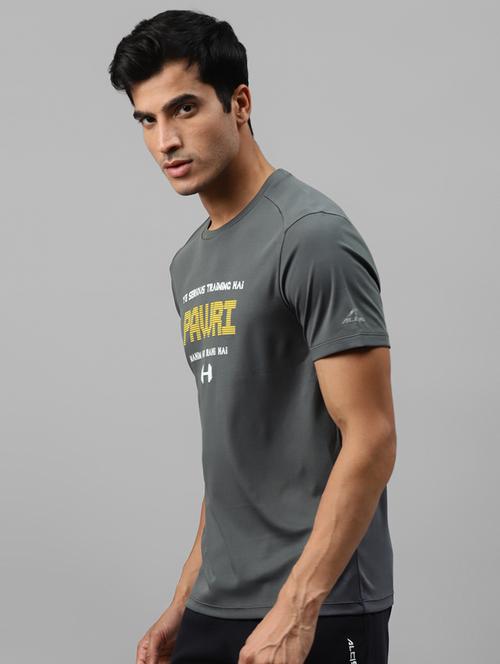 grey printed sport t- shirt - 17679566 - Very Small Image - 1