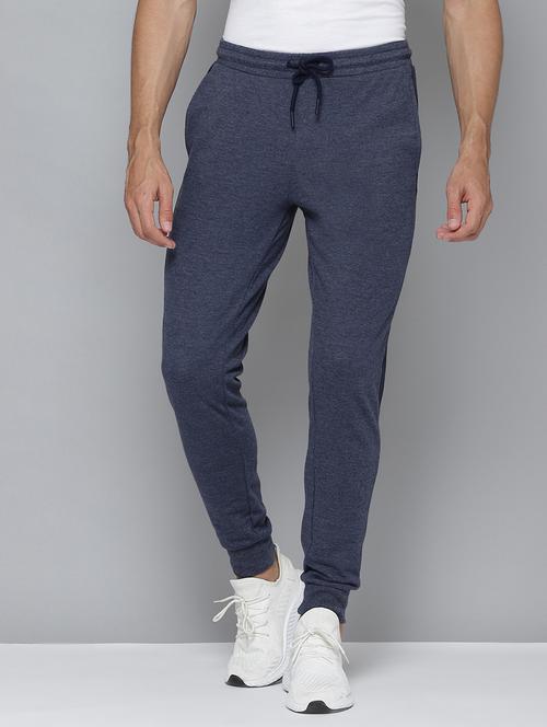 navy blue solid ankle length track pant - 17679594 - Very Small Image - 1