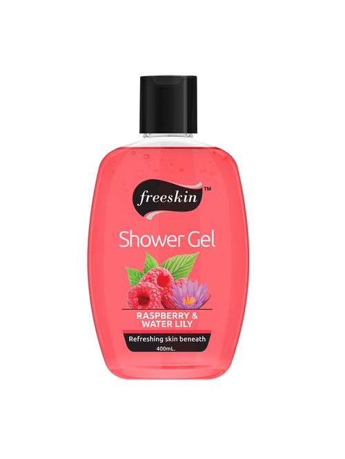 freeskin raspberry & water lily shower gel, 400ml - 17680508 - Very Small Image - 1