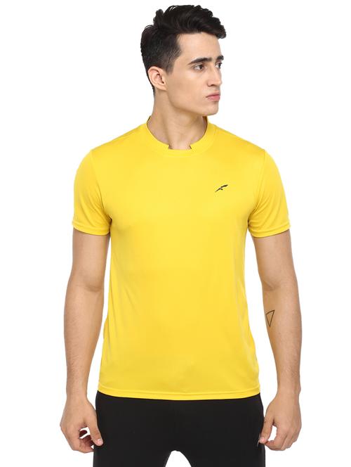 yellow solid sports t-shirt - 17684849 - Very Small Image - 1