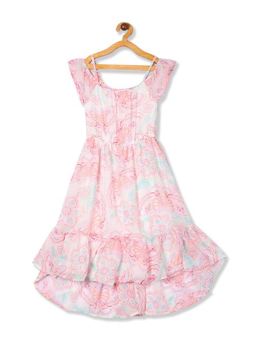 pink floral frock - 17685366 - Very Small Image - 1
