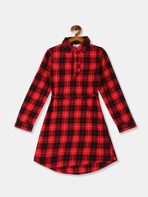red checkered frock - 17685525 - Very Small Image - 1