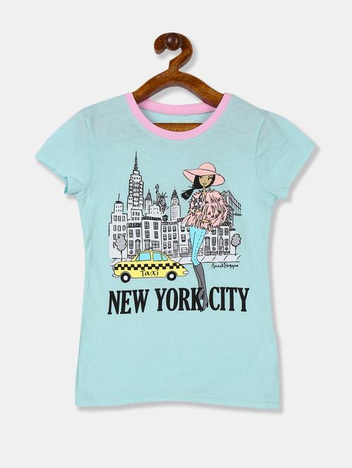 round neck graphic tee - 17685941 - Very Small Image - 1