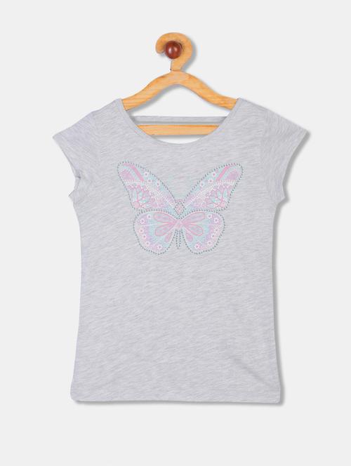 grey cotton top - 17686089 - Very Small Image - 1