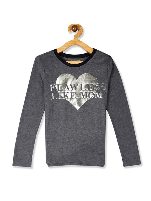 grey cotton regular tee - 17686125 - Very Small Image - 1