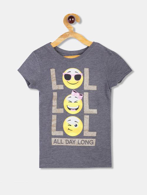 grey cotton regular tee - 17686160 - Very Small Image - 1