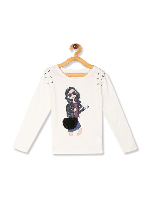 white cotton regular tee - 17686221 - Very Small Image - 1