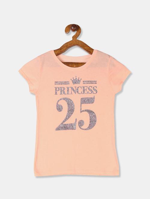 orange cotton graphic tee - 17686279 - Very Small Image - 1