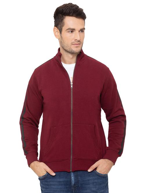 maroon taped sweatshirt - 17687934 - Very Small Image - 1
