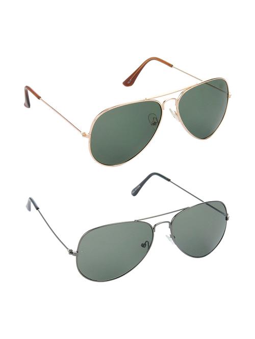 non polarized lens new stylish & eye protection sunglasses combo goggles latest model optical shades chasma for men & women - 17688166 - Very Small Image - 1