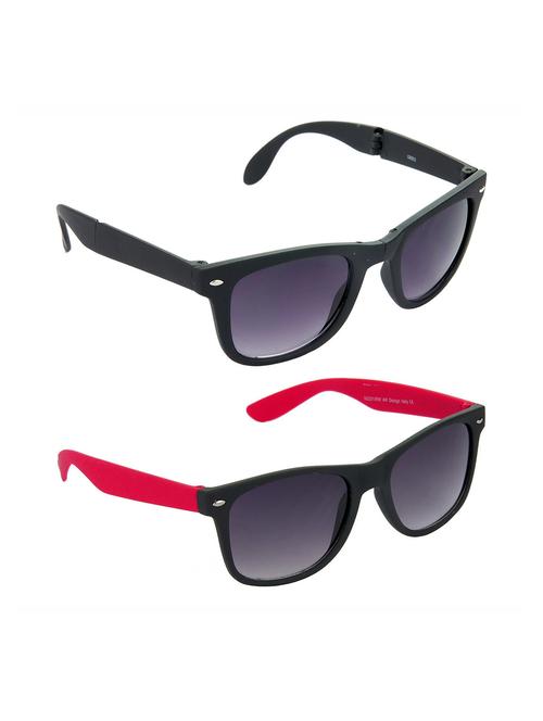 non polarized lens new stylish & eye protection sunglasses combo goggles latest model optical shades chasma for men & women - 17688276 - Very Small Image - 1