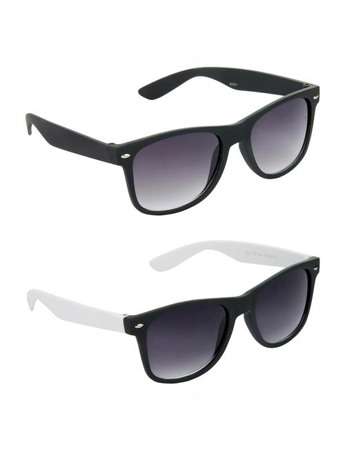 non polarized lens new stylish & eye protection sunglasses combo goggles latest model optical shades chasma for men & women - 17688310 - Very Small Image - 1