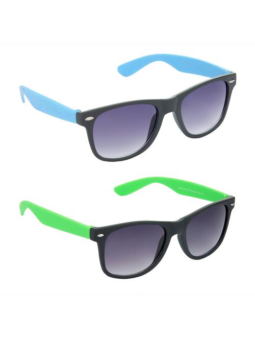 non polarized lens new stylish & eye protection sunglasses combo goggles latest model optical shades chasma for men & women - 17688443 - Very Small Image - 1