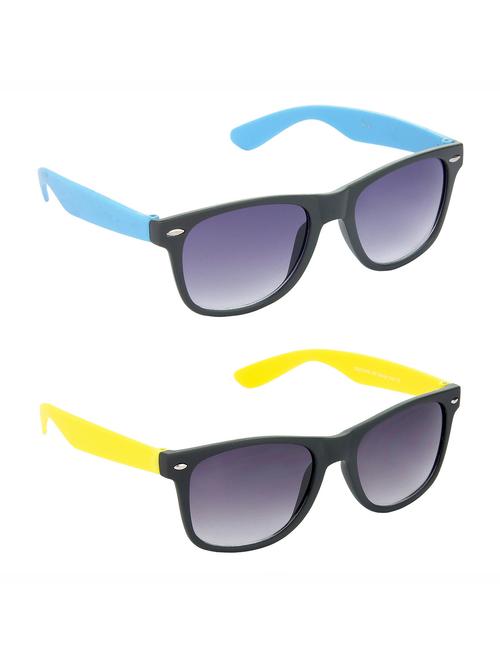non polarized lens new stylish & eye protection sunglasses combo goggles latest model optical shades chasma for men & women - 17688444 - Very Small Image - 1