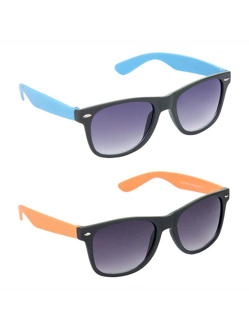 non polarized lens new stylish & eye protection sunglasses combo goggles latest model optical shades chasma for men & women - 17688446 - Very Small Image - 1
