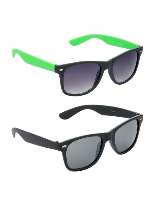 non polarized lens new stylish & eye protection sunglasses combo goggles latest model optical shades chasma for men & women - 17688457 - Very Small Image - 1