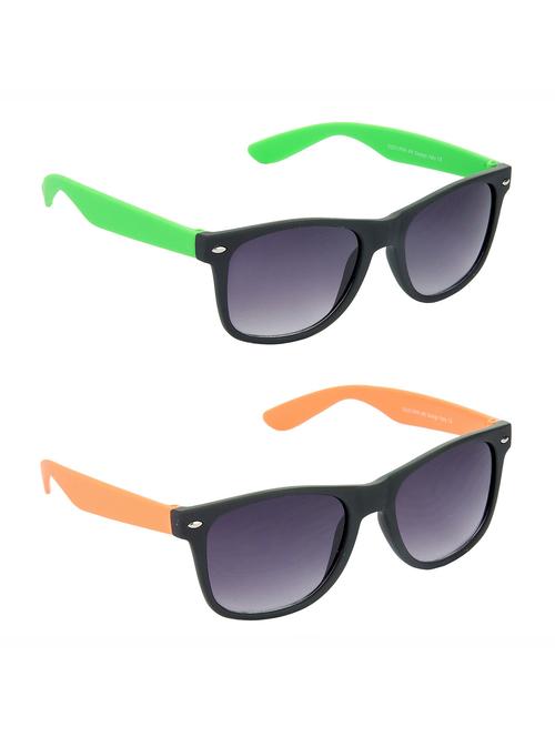 non polarized lens new stylish & eye protection sunglasses combo goggles latest model optical shades chasma for men & women - 17688458 - Very Small Image - 1