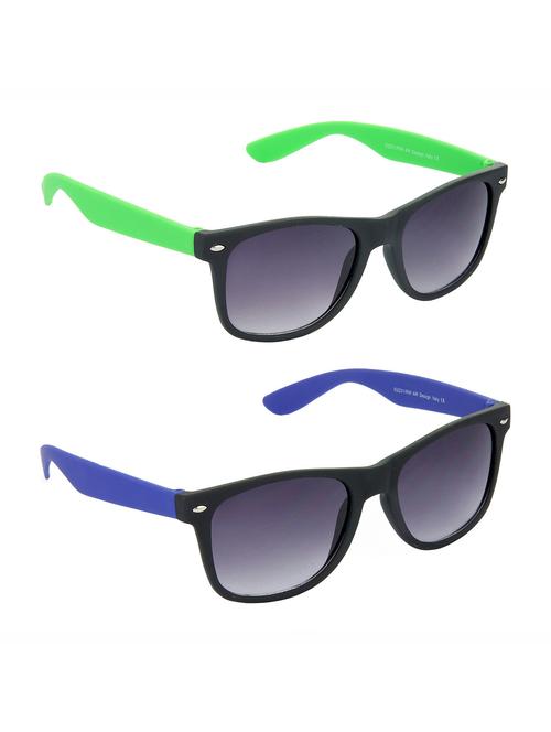 non polarized lens new stylish & eye protection sunglasses combo goggles latest model optical shades chasma for men & women - 17688461 - Very Small Image - 1