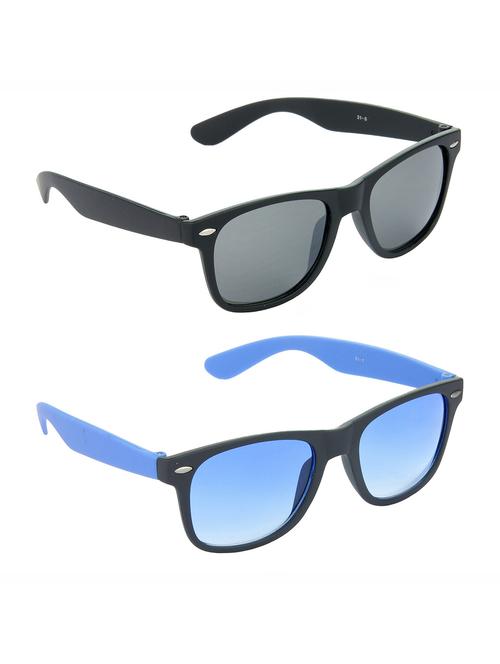 non polarized lens new stylish & eye protection sunglasses combo goggles latest model optical shades chasma for men & women - 17688481 - Very Small Image - 1