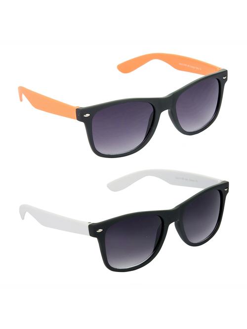 non polarized lens new stylish & eye protection sunglasses combo goggles latest model optical shades chasma for men & women - 17688492 - Very Small Image - 1