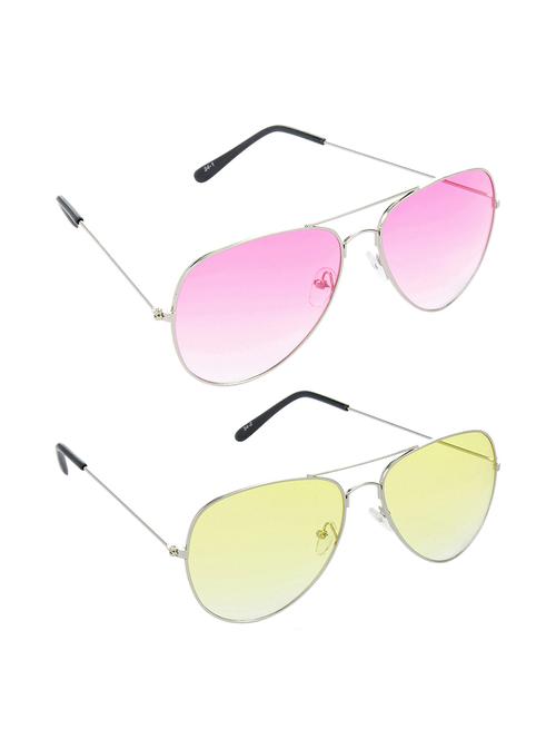 non polarized lens new stylish & eye protection sunglasses combo goggles latest model optical shades chasma for men & women - 17688533 - Very Small Image - 1