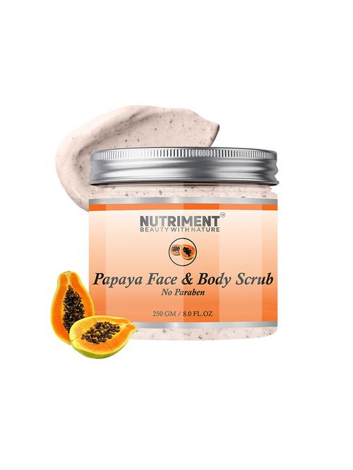 nutriment papaya scrub,250gram suitable for all skin types - 17688561 - Very Small Image - 1