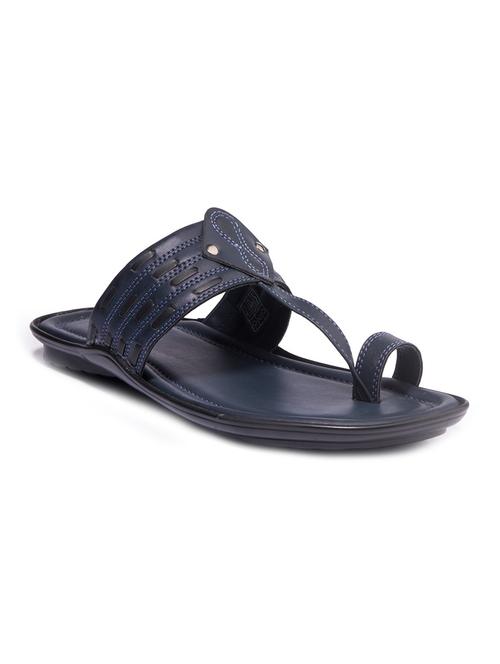 navy synthetic & mesh slip on slippers - 17689004 - Very Small Image - 1