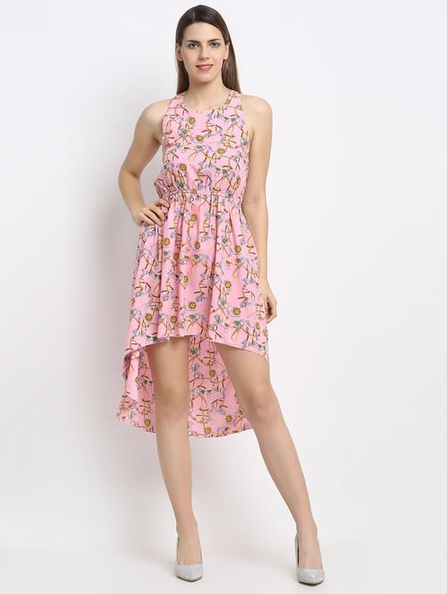 halter neck floral dress - 17689111 - Very Small Image - 1
