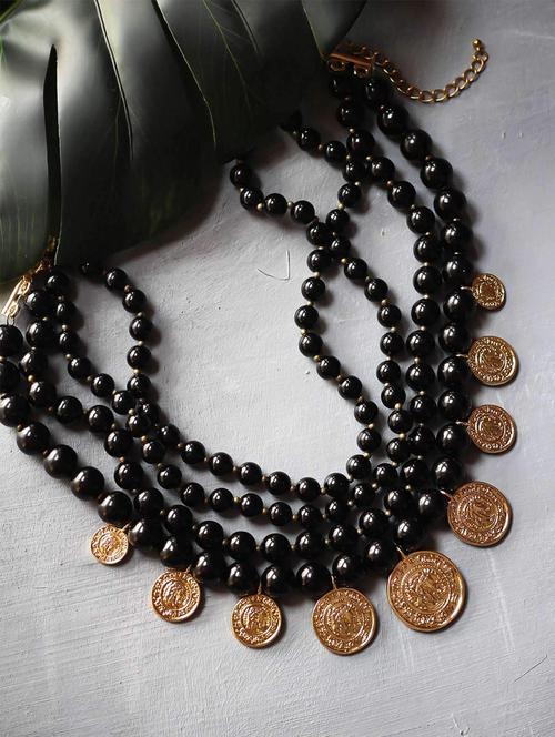 black metal choker necklace - 17690295 - Very Small Image - 1