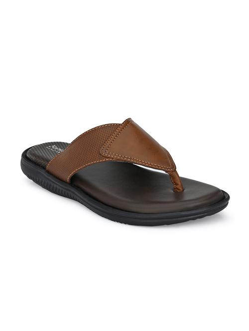 tan toe separator slipper - 17690697 - Very Small Image - 1