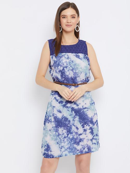 women's self design dress - 17691397 - Very Small Image - 1
