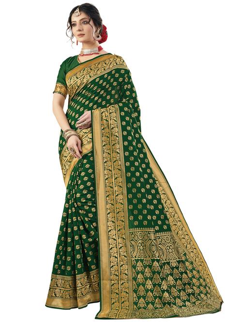 ethnic motifs paithani saree with blouse - 17692010 - Very Small Image - 1