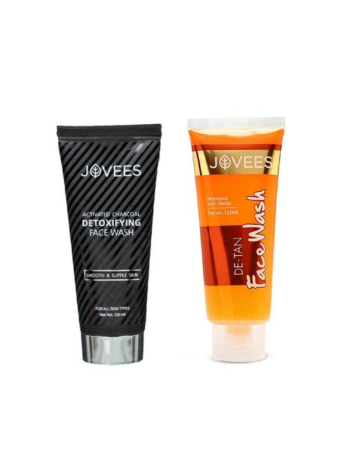 jovees herbal combo of detoxifying and de-tan face wash - 17692114 - Very Small Image - 1