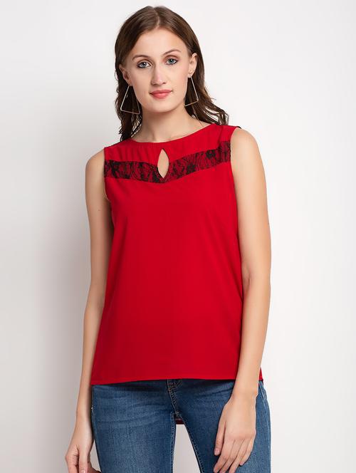 key hole necklace detail top - 17692316 - Very Small Image - 1