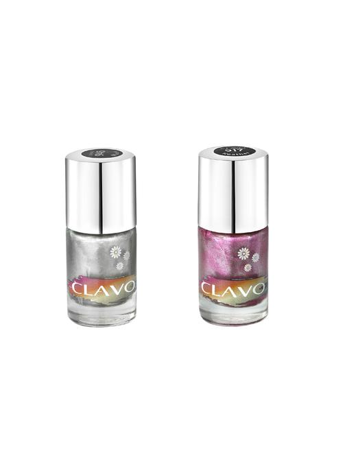 clavo midnight frost nail polish - combo of 2 - heather, muse - 17693059 - Very Small Image - 1