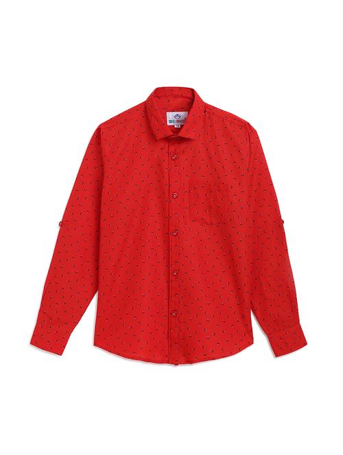 red printed shirt - 17693573 - Very Small Image - 1