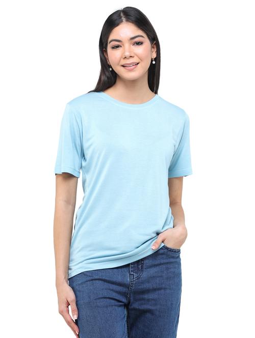 round neck solid tee - 17693603 - Very Small Image - 1
