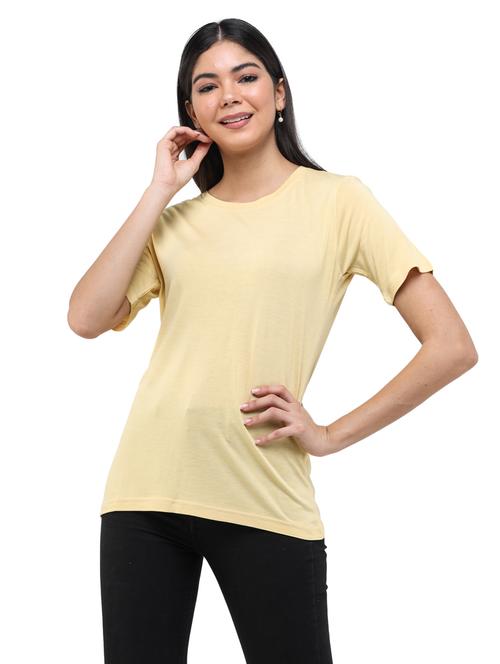 round neck solid tee - 17693605 - Very Small Image - 1