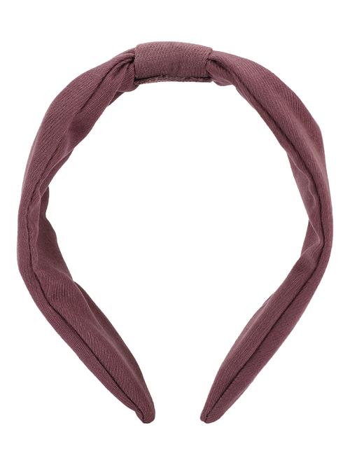 purple cotton blend hair band - 17693668 - Very Small Image - 1