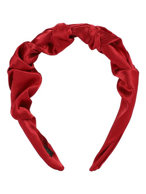 red satin hair band - 17693679 - Very Small Image - 1