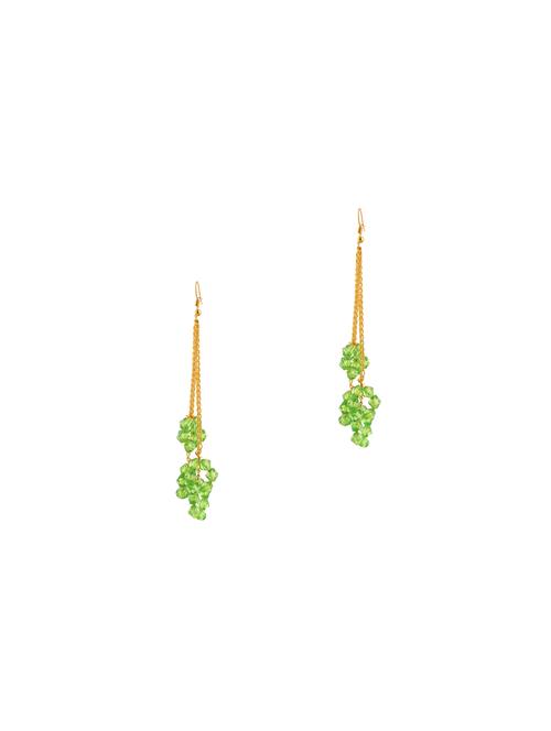 green copper drop earring - 17694158 - Very Small Image - 1